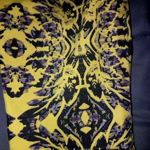 Yellow Cool Design Forever 21 Pants